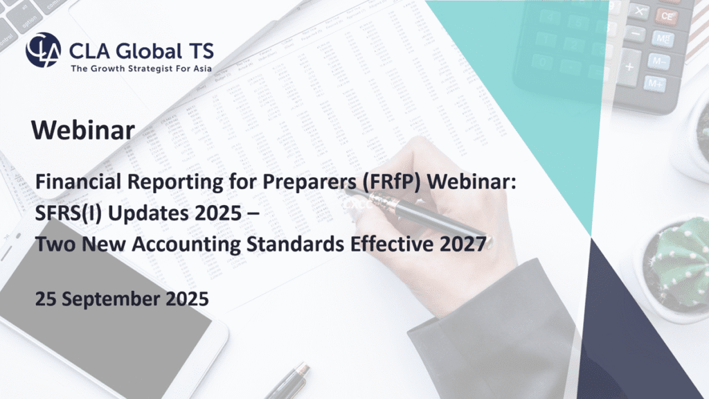 Financial Update September Webinar: Financial Reporting for Preparers (FRfP): SFRS(I) Updates 2025 ...